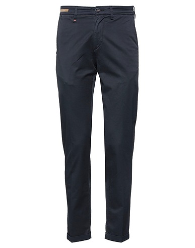 RE_HASH Casual pants Midnight blue 97% Cotton, 3% Elastane