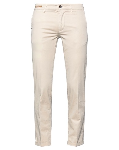 RE_HASH Casual trouser Beige 97% Cotton, 3% Elastane