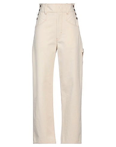 ISABEL MARANT Casual trouser Ivory 100% Cotton