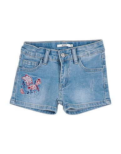 AYGEY Denim shorts Blue 98% Cotton, 2% Elastane