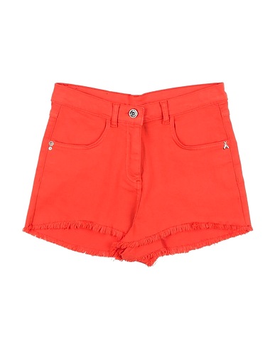 PATRIZIA PEPE Shorts & Bermuda Orange 71% Cotton, 20% Lyocell, 6% Polyester, 3% Elastane