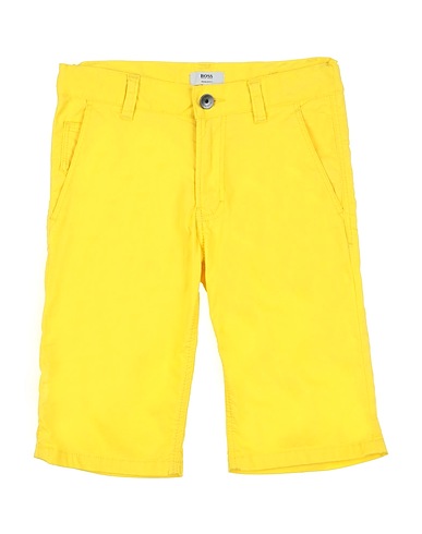 BOSS Shorts & Bermuda Yellow 98% Cotton, 2% Elastane