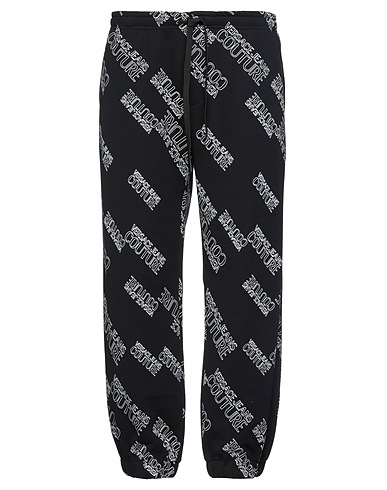 VERSACE JEANS COUTURE Pantalone Nero 100% Cotone