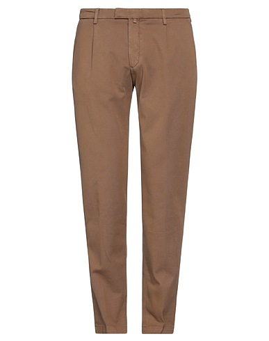 BRIGLIA 1949 Casual trouser Brown 98% Organic cotton, 2% Elastane