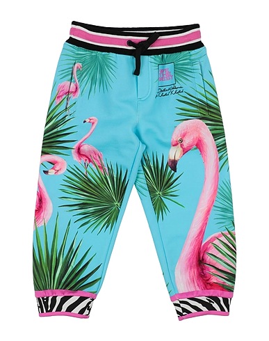 DOLCE&GABBANA Casual trouser Azure 100% Cotton, Elastane