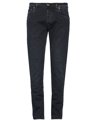 LIU •JO MAN Denim trousers Blue 98% Cotton, 2% Elastane
