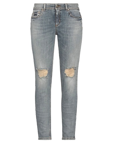 VERSACE JEANS COUTURE Denim pants Blue 97% Cotton, 3% Elastane