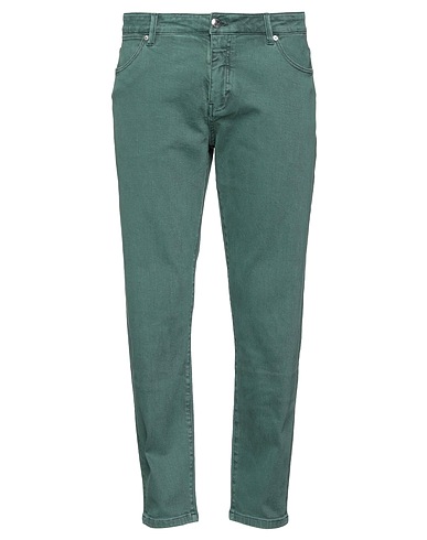 SUN 68 Pantaloni jeans Verde 96% Cotone, 3% Poliestere, 1% Elastan