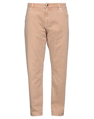 SUN 68 Denim pants Camel 96% Cotton, 3% Polyester, 1% Elastane