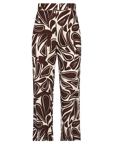 MEIMEIJ Casual trouser Dark brown 100% Cotton