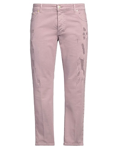 ENTRE AMIS Denim pants Antique rose 99% Cotton, 1% Elastane