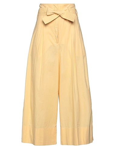 ERIKA CAVALLINI Casual trouser Apricot 100% Cotton