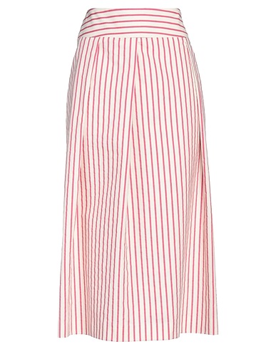 MANUEL RITZ Midi skirt Fuchsia 65% Cotton, 30% Polyester, 5% Other Fibres