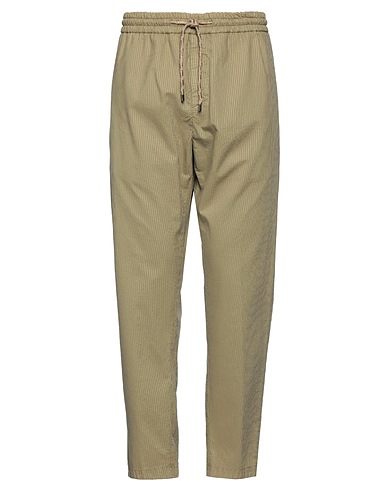 DONDUP Casual pants Military green 73% Cotton, 27% Lyocell