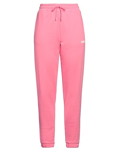 GUESS Casual trouser Pink 85% Cotton, 15% Polyester