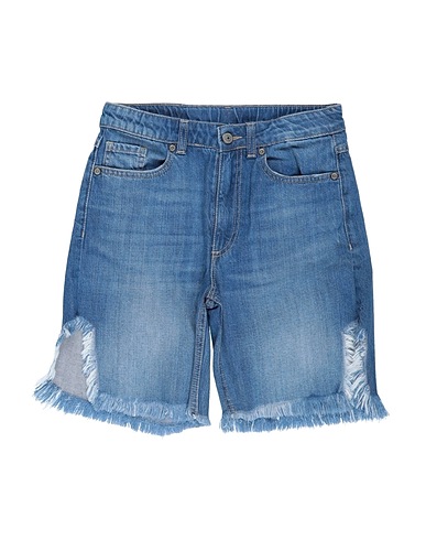 PLEASE Denim shorts Blue 73% Cotton, 27% Lyocell