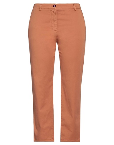 I LOVE MP Casual pants Brown 98% Cotton, 2% Elastane