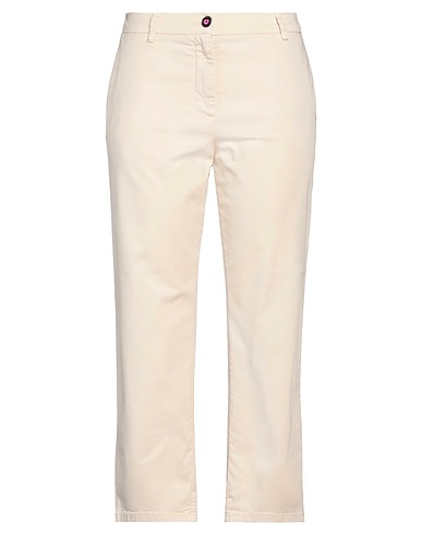 I LOVE MP Pantalone Beige 98% Cotone, 2% Elastan