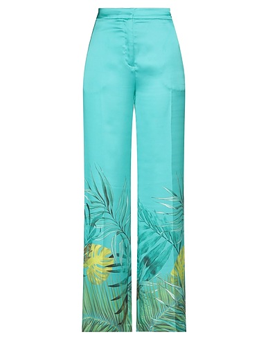 GUESS Casual trouser Turquoise 100% Polyester