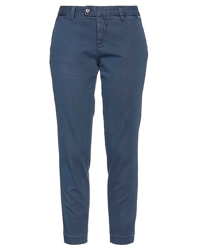 ROŸ ROGER'S Casual trouser Midnight blue 98% Cotton, 2% Elastane