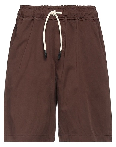 ASENSYO Shorts & Bermuda Brown 100% Cotton