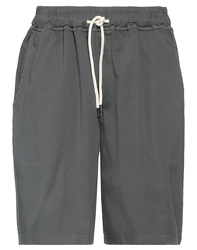 ASENSYO Shorts & Bermuda Grey 100% Cotton