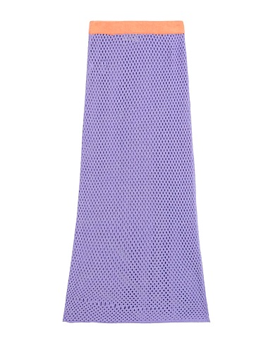 AKEP Midi skirt Mauve 50% Cotton, 50% Acrylic