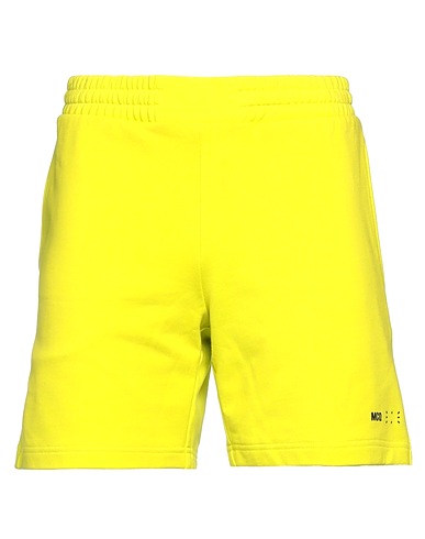 McQ Alexander McQueen Shorts & Bermuda BLOCKCHAIN TOKEN Lime green 100% Cotton, Polyester