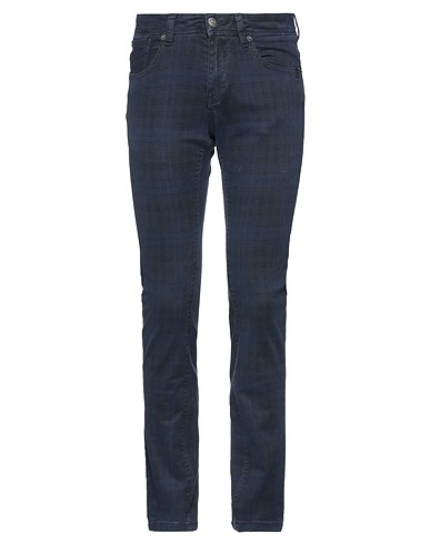 GAUDÌ Denim trousers Midnight blue 98% Cotton, 2% Elastane