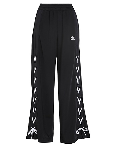 ADIDAS ORIGINALS Casual trouser WIDE LEG PANT Black 100% Recycled polyester