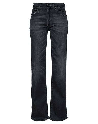 R13 Denim trousers Black 90% Cotton, 6% Polyethylene, 4% Elastane, Bovine leather