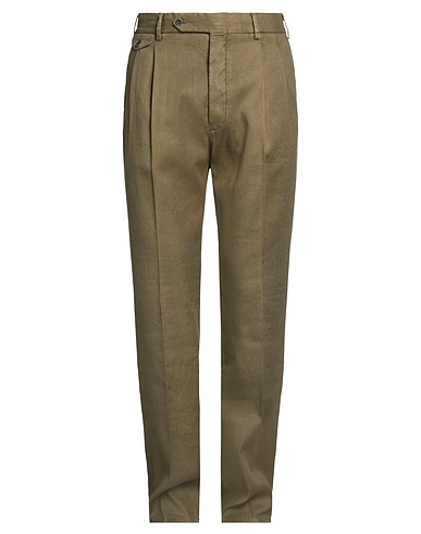 LARDINI Hosen Militärgrün 56% Leinen, 42% Baumwolle, 2% Elastan