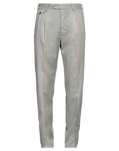 LARDINI Casual pants Light grey 56% Linen, 42% Cotton, 2% Elastane