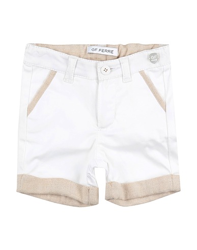 GF FERRE' Shorts & Bermuda White 100% Linen