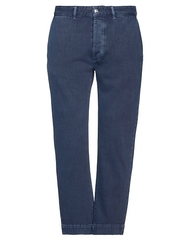 NINE IN THE MORNING Casual trouser Slate blue 100% Cotton