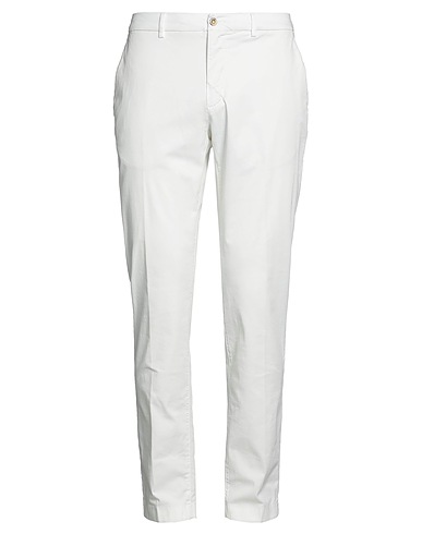 CRUNA Casual trouser Off white 97% Cotton, 3% Elastane