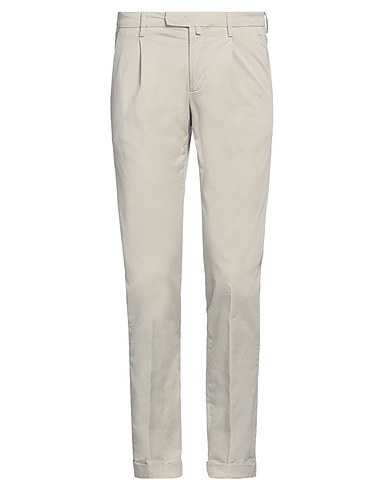BRIGLIA 1949 Casual trouser Light grey 97% Cotton, 3% Elastane