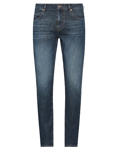 GUESS Denim trousers Blue 80% Cotton, 12% Tencel™ Lyocell, 5% Elastomultiester, 3% Elastane