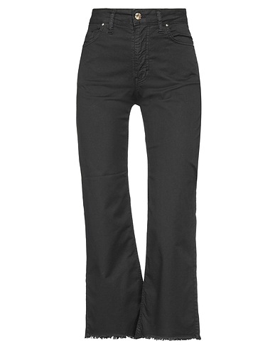 FLY GIRL Casual pants Black 98% Cotton, 2% Elastane