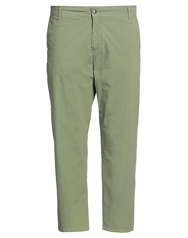 STILOSOPHY Casual trouser Military green 97% Cotton, 3% Elastane