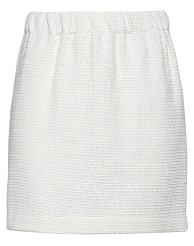 SHIRTAPORTER Minigonna Avorio 65% Cotone, 30% Poliestere, 5% Altre Fibre