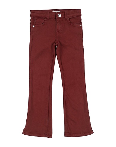 KIDS ONLY Denim trousers Brick red 98% Cotton, 2% Elastane