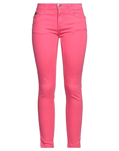 YES ZEE by ESSENZA Denim pants Pink 92% Cotton, 6% Polyester, 2% Elastane