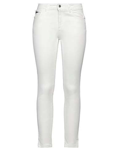 YES ZEE by ESSENZA Denim pants White 92% Cotton, 6% Polyester, 2% Elastane