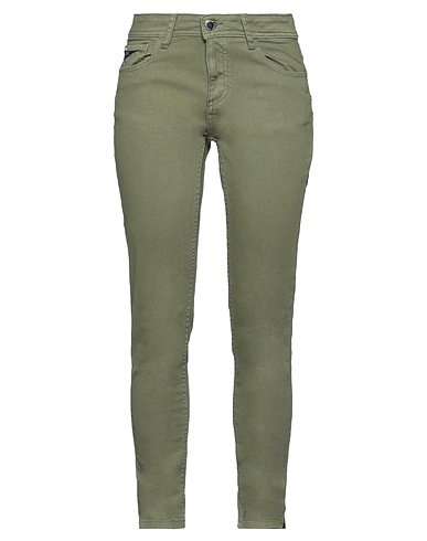 YES ZEE by ESSENZA Denim pants Military green 92% Cotton, 6% Polyester, 2% Elastane