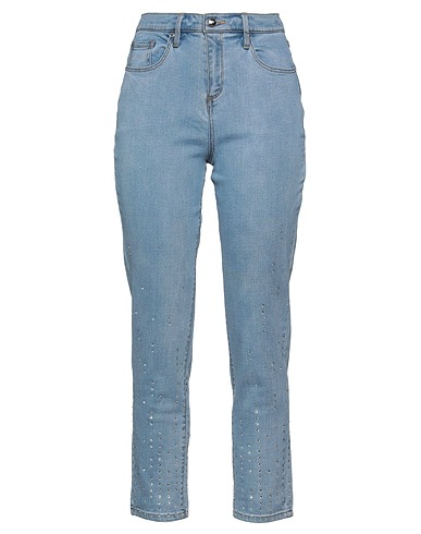JUICY COUTURE Denim trousers Blue 98% Cotton, 2% Elastane