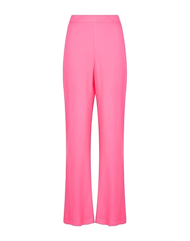 8 by YOOX Casual trouser VISCOSE WIDE-LEG PANTS
 Fuchsia 100% EcoVero™ viscose
