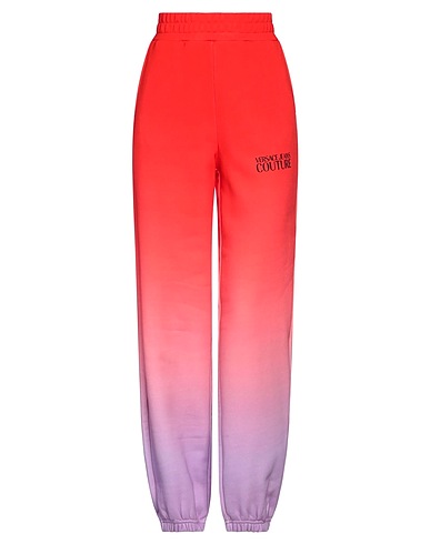 VERSACE JEANS COUTURE Casual trouser Red 100% Cotton