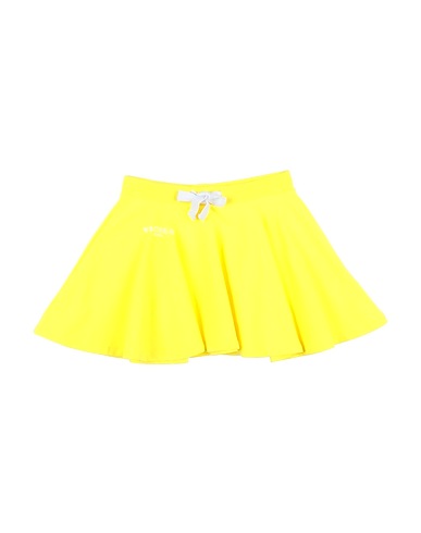 VICOLO Skirt Yellow 96% Cotton, 4% Elastane