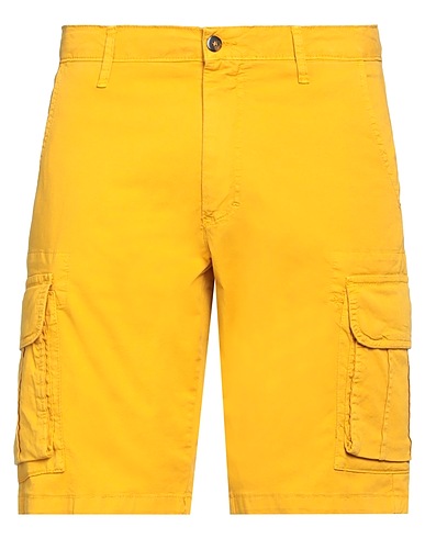 SQUAD² Shorts & Bermuda Giallo ocra 98% Cotone, 2% Elastan